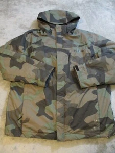 Columbia Omni Heat Interchange Lined Jacket Mens XL Green Camo Woodland Parka - Picture 1 of 24