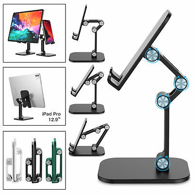 Foldable Tablet Desktop Stand Cell Phone Holder Mount For IPhone Samsung IPad • 7.59$