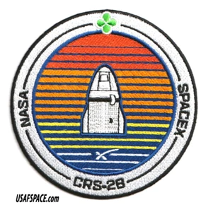 PARCHE Auténtico CRS-28 SPACEX FALCON-9 DRAGON ISS NASA REABASTECIMIENTO Misión Empleado - Imagen 1 de 4