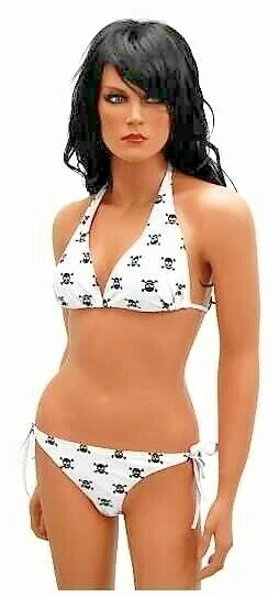 Bikini mit Totenköpfen, Bikini with skulls,Bikini con calaveras, Bikini avec des - Bild 1 von 1