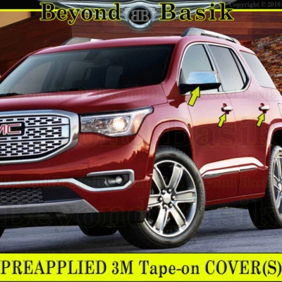 2017-2023 GMC ACADIA Chrome Door Handle Covers No SmartKeyhole+Mirror Overlays - Изображение 1 из 4