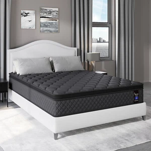 10 Inch Hybrid Bed Mattress Twin Full Queen King Gel Memory Foam Innerspring - Picture 1 of 16