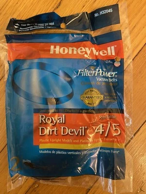 Cinturones de vacío Honeywell FilterPower Royal Dirt Devil Style 4/5 No. H32045 Foto 1 de 2