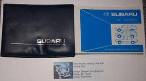 1987 Subaru Owners Manual OEM Genuine Carrying Case Plus Extra Manuals - Picture 1 of 4