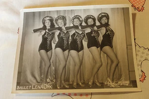 2 photos du ballet LENA DIX Hélene danceuse nue chanteuse de cabaret 30 40 - Bild 1 von 2