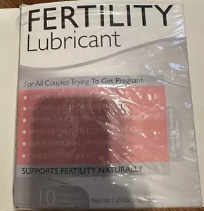 Fertility Lubricant Conceive Support with 9 Pre-Filled Applicators Open Box - Picture 1 of 3
