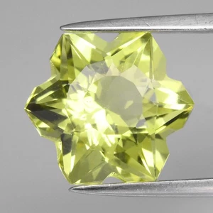 💎 2.50ct 10x9mm VS Snowflake Natural Lemon Quartz - Brazil Gemstone - Picture 1 of 4