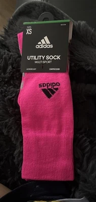 Calcetín utilitario Adidas para niñas pequeñas, talla XS, Foto 1 de 2