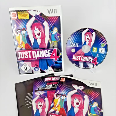 JUST DANCE 4 gioco Completo Multilingua con Italiano per Nintendo Wii - Immagine 1 di 4
