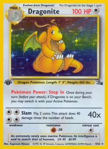 Dragonite (4/62) Fossil 1st Edition​ - Lightly Played 1st Edition Holofoil Pokem - Picture 1 of 1