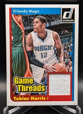 2014-15 Donruss Jersey Game Threads #29 Tobias Harris  - Image 1 of 4