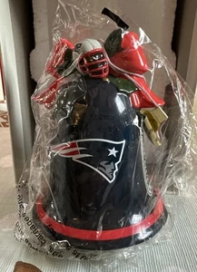 New England Patriots 2004 Christmas Ornament Bell wBox NFL Tom Brady Holiday NEU - Bild 1 von 4