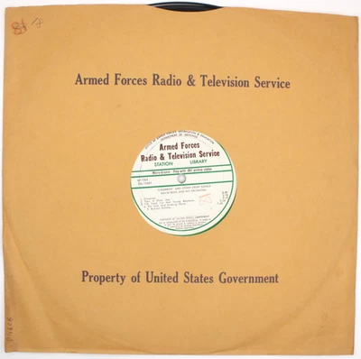 1960s AFRTS David Rose & His Orchestra Cimarron Armed Forces Transcription LP - Image 1 of 4