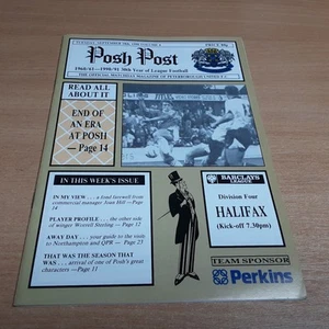 Peterborough United v Halifax Town (División 4) 18/9/1990 - Imagen 1 de 5