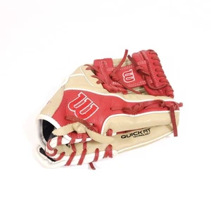 Wilson A500 11" Youth Baseball Glove Tan Red A05RB2311 RHT Right Hand Throw - Picture 1 of 6