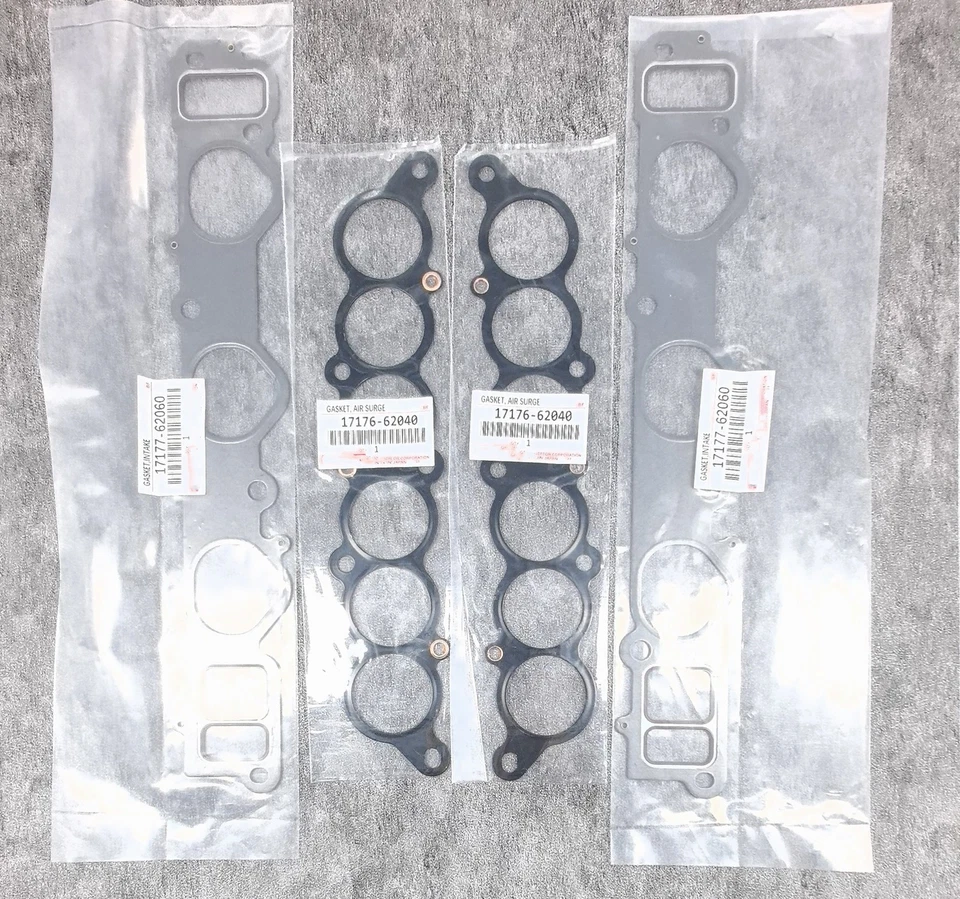 OEM 4PCS Intake Manifold Gasket Toyota Tacoma Tundra 4Runner T100 V6 3.4L 5VZ-FE - Изображение 1 из 1