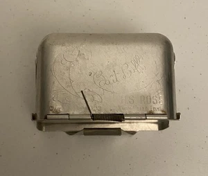 H.S. vintage Ross Bait Baffler, Scatola Porta Esche in Alluminio, Twin Falls Idaho - Foto 1 di 3