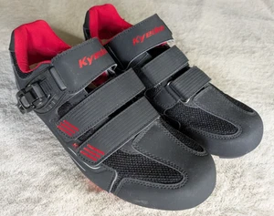 KYEDOO Road Street Cycling Shoes Mens UK 42 US 8.5 Red Black NEW - Picture 1 of 6