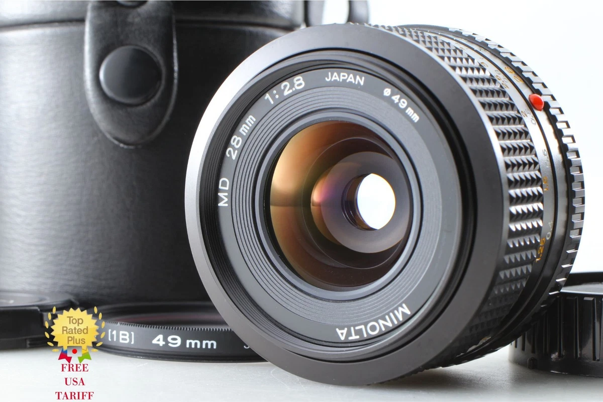 Minolta MD f/2.8 28mm Focal Camera Lenses for sale | eBay