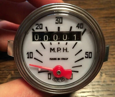 VELOCÍMETRO CEV 60 MPH 48 mm Benelli Motobi Fantic Broncco Garelli Minarelli Foto 1 de 2