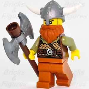 ® LEGO Viking Warrior Male Creator Minifigure with Dark Orange Beard (31132) vik038 - Imagen 1 de 3