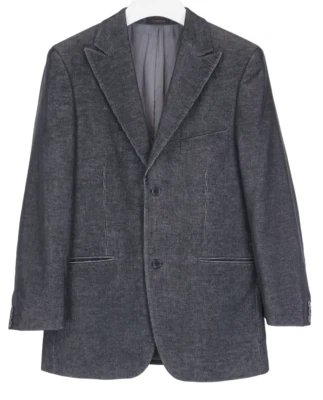 Florentino Blazer Men (EU) 50 Single Breasted Peak Lapel Lined Black - Image 1 of 4