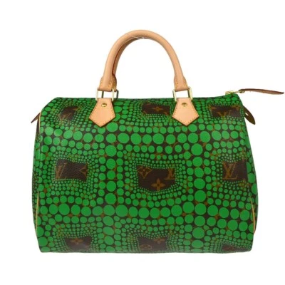 Louis Vuitton Yayoi Kusama Pumpkin Dot Speedy 30 Handbag M40694 DU2192 115298 - Image 1 of 4