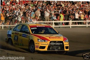 Rally Driver Jarkko Nikara Hand Signed Photo Mitsubishi Lancer Evo X 12x8 AA - Picture 1 of 1