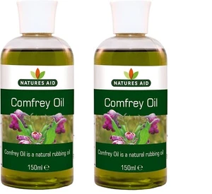 Best Natures Aid Comfrey Oil Knitbone Natural Rubbing Oil 150ml (pack of 2) UK - Picture 1 of 9