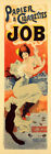 Papier A Cigarettes Job 1889 Paris French Woman Cat Smoking Vintage Poster Repro