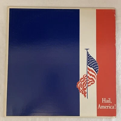 HAIL AMERICA! Patriotic Songs WITH LYRIC SHEET Vinyl Album LP UltraSonic Clean Foto 1 de 4