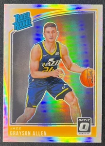 GRAYSON ALLEN * TARJETA DE NOVATO * (RC) 2018-19 DONRUSS OPTIC HOLO #156 - Imagen 1 de 2