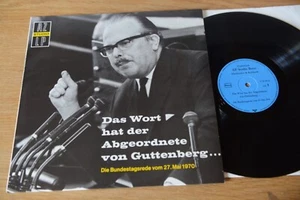 Freiherr von und zu Guttenberg ‎ Das Wort hat der Abgeordnete von Guttenberg LP - Picture 1 of 6
