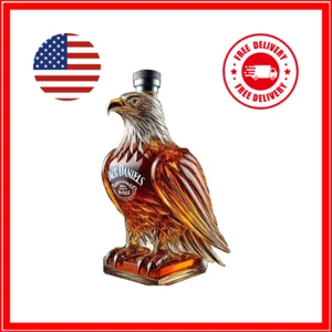 Unique Whiskey Eagle Glass Decanter, Funny Whiskey Bottle for Men Bar Decoration - Picture 1 of 24