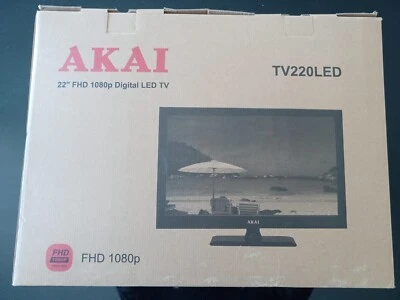 Televisore/Monitor PC TV 22 Pollici Full HD AKAI (no DVBT2) - Like NEW! - Immagine 1 di 4