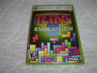 XBOX 360 LIVE TETRIS EVOLUTION VIDEO GAME NEW SEALED 2007 THQ MICROSOFT  - Image 1 of 4
