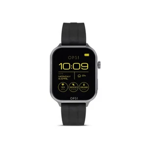 Orologio Smartwatch Call di Opsobjects OPSSW-50 nero rettangolare silicone - Picture 1 of 2