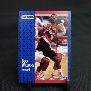 1991-92 Fleer Buck Williams Card #173 Blazers Basketball Card (1B80) - Picture 1 of 3