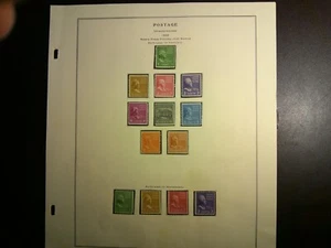 #839-51 COMPLETE SET of the *PRESIDENTIAL* ISSUE in C O I L S . MH, F-VF, OG - Picture 1 of 1