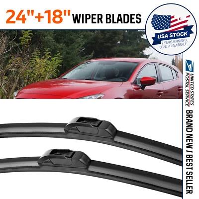 Limpiaparabrisas 24" 18" se adapta a Lexus ES350 GS350 IS350 LS460 LS600h SC430 Foto 1 de 4