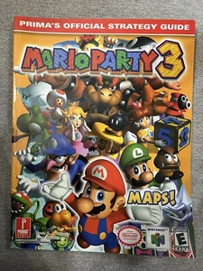 Nintendo 64 N64 Mario Party 3 Primas Official Strategy Guide - Picture 1 of 3