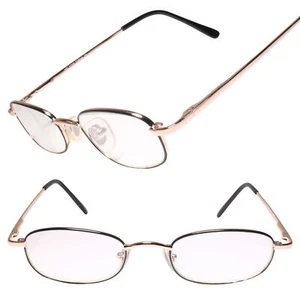 Classic Photochromic Rectangle Lens Gold +2.25 Reader Reading Sun Glasses - Picture 1 of 3