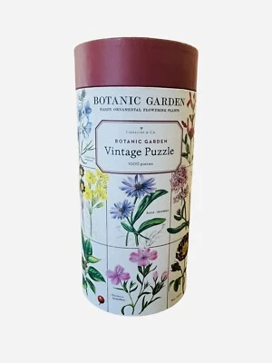 Gartenpuzzle Cavallini & Co Botanic 1000 Teile Vintage Blumen Pflanzen Kunst Rarität - Bild 1 von 4