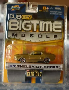 JADA TOYS '67 SHELBY GT-500KR DUB CITY BIG TIME MUSCLE SERIES NEW - Picture 1 of 8