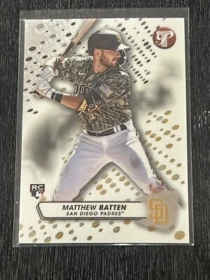 2023 Topps Pristine Baseball Rookie Card #225 Matthew Batten MLB Future HOF - Image 1 of 2