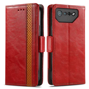 For Asus ROG Phone 7, Luxury Retro Business Flip Leather Wallet Purse Case Cover - Picture 1 of 21