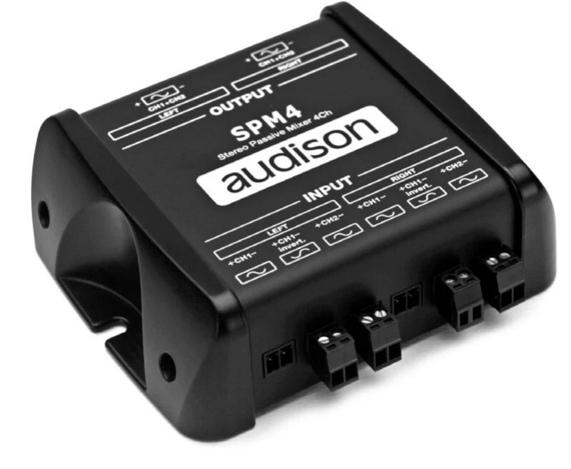 Audison SPM 4 Car 4 CH STEREO PASSIVE MIXER - Image 1 of 1