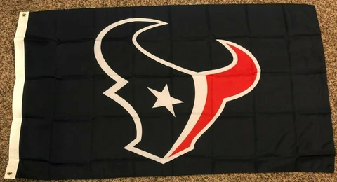 HOUSTON TEXANS LOGO fremont die 3x5ft flag new superior quality NFL Lic Cover