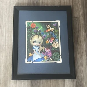 Large Jasmine Becket-Griffith print Alice in the Garden DISNEY Alice Wonderland - Picture 1 of 14