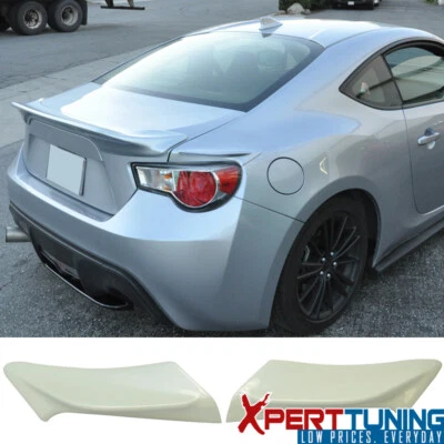 Fits 13-20 FRS Subaru BRZ Toyota 86 Painted Side Spoiler #37J Whiteout Pearl - Image 1 of 4